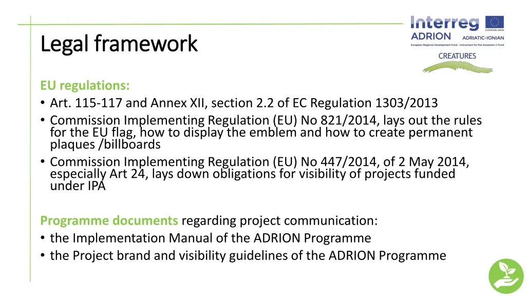 legal framework legal framework