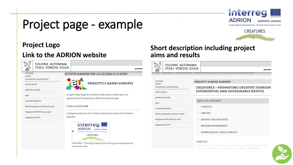project page project page example