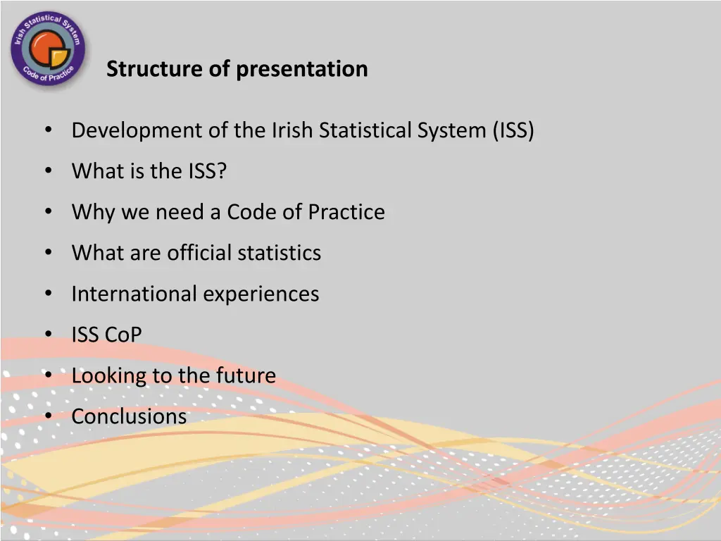 structure of presentation