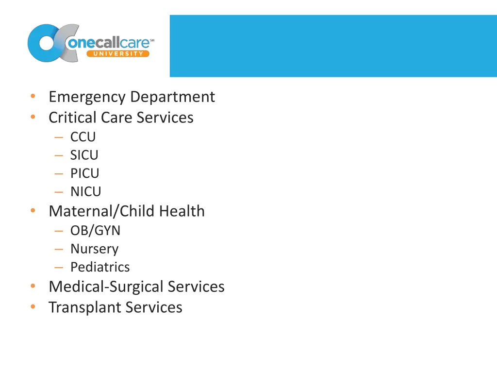 emergency department critical care services