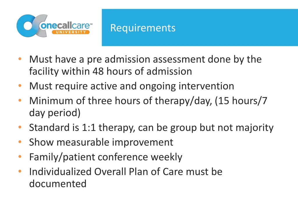 requirements