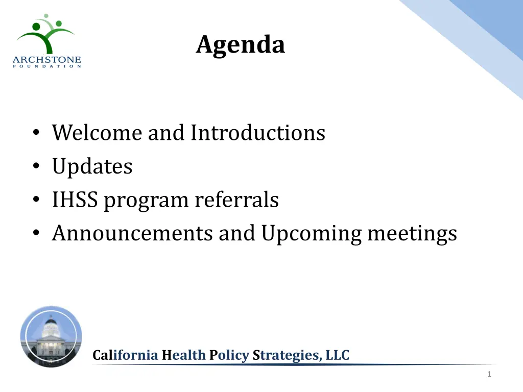 agenda