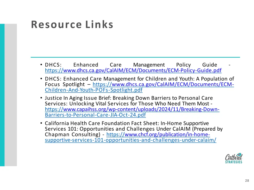 resource links