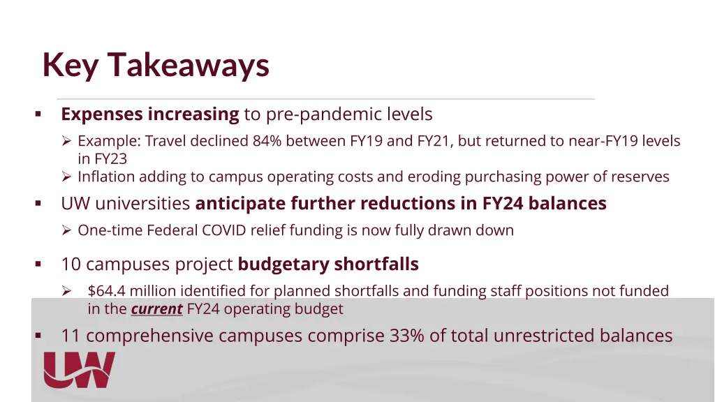 key takeaways