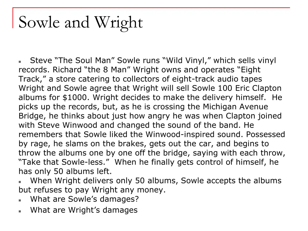 sowle and wright