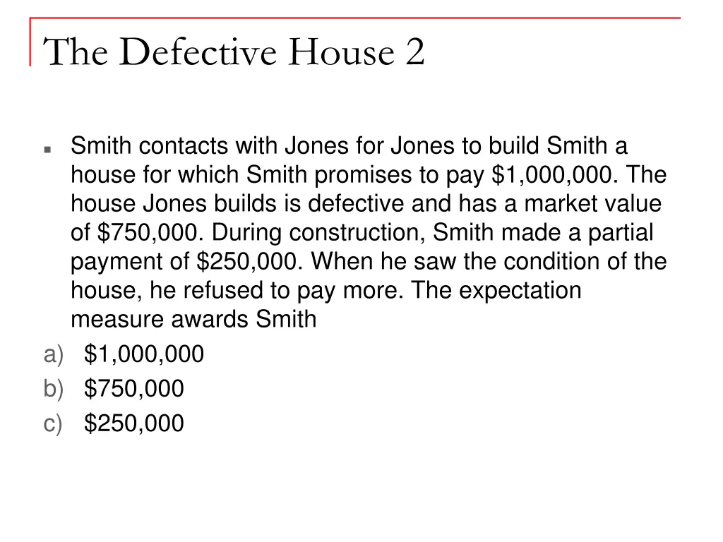 the defective house 2