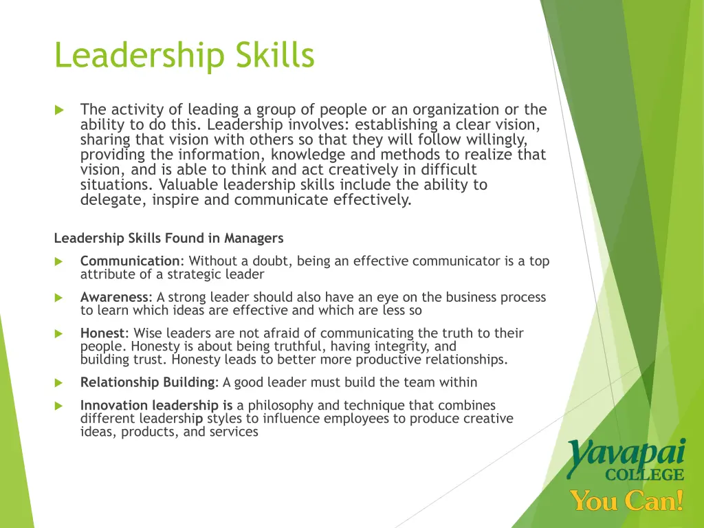 leadership skills