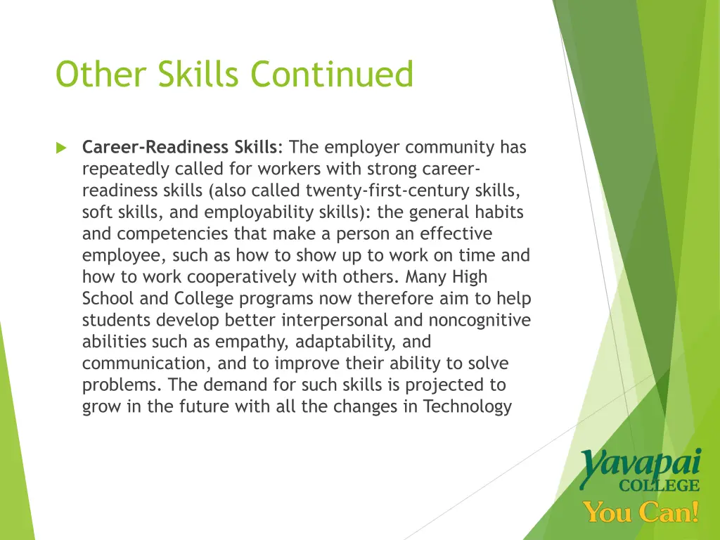 other skills continued 1