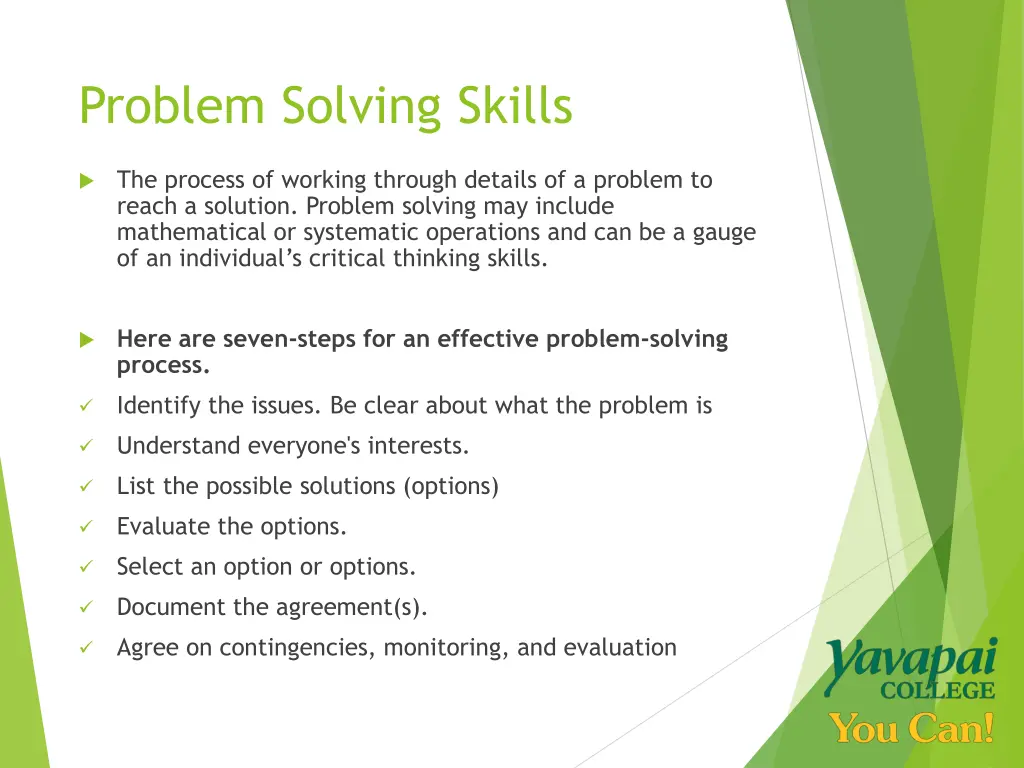 problem solving skills