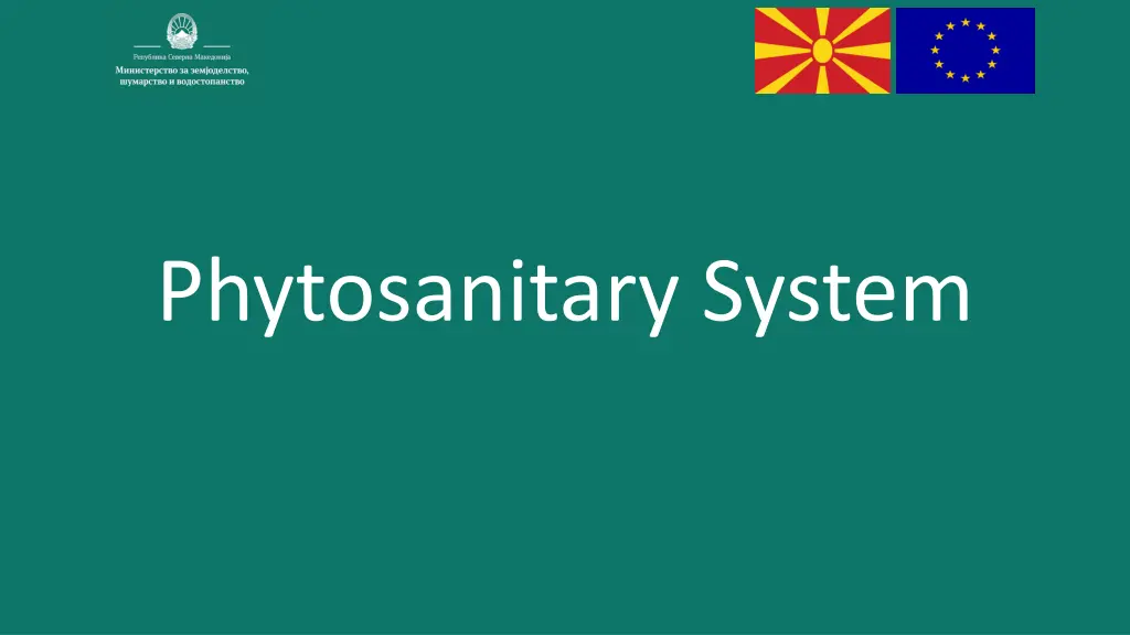 phytosanitary system