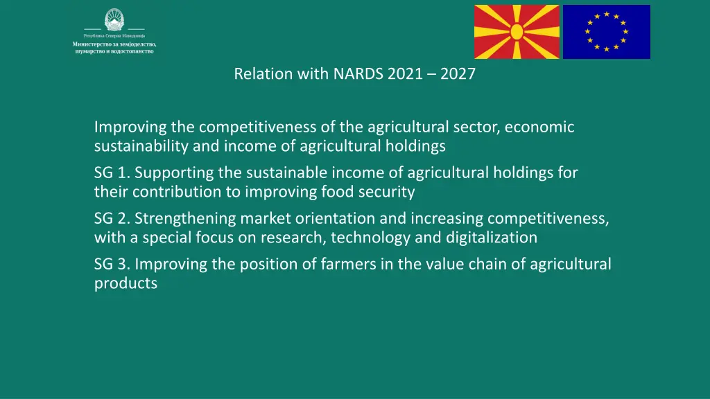 relation with nards 2021 2027