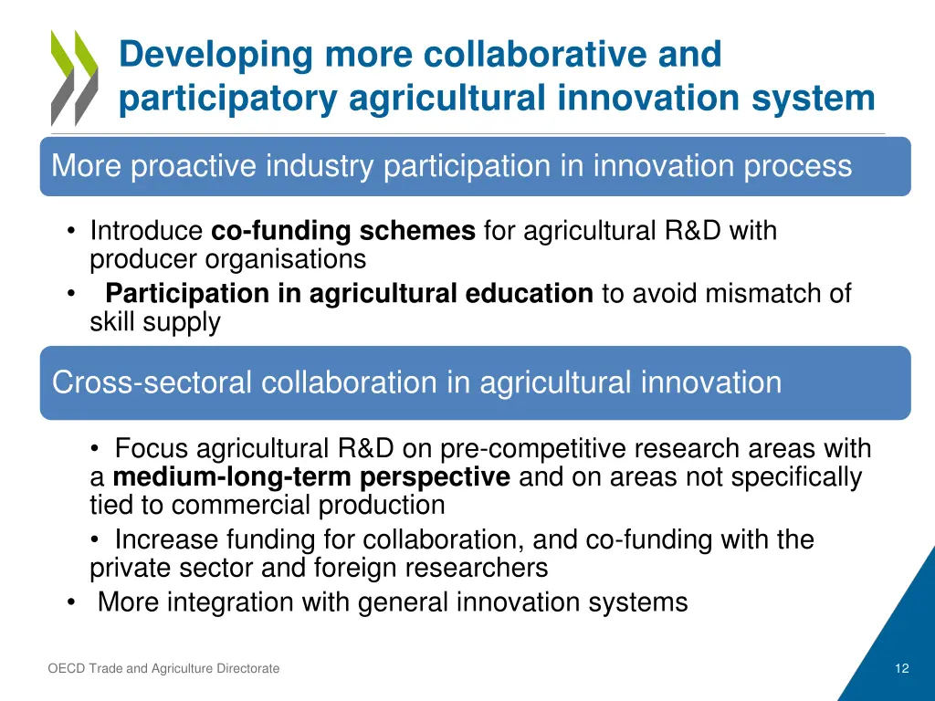 developing more collaborative and participatory