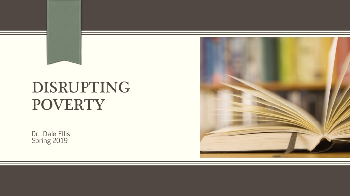 disrupting poverty