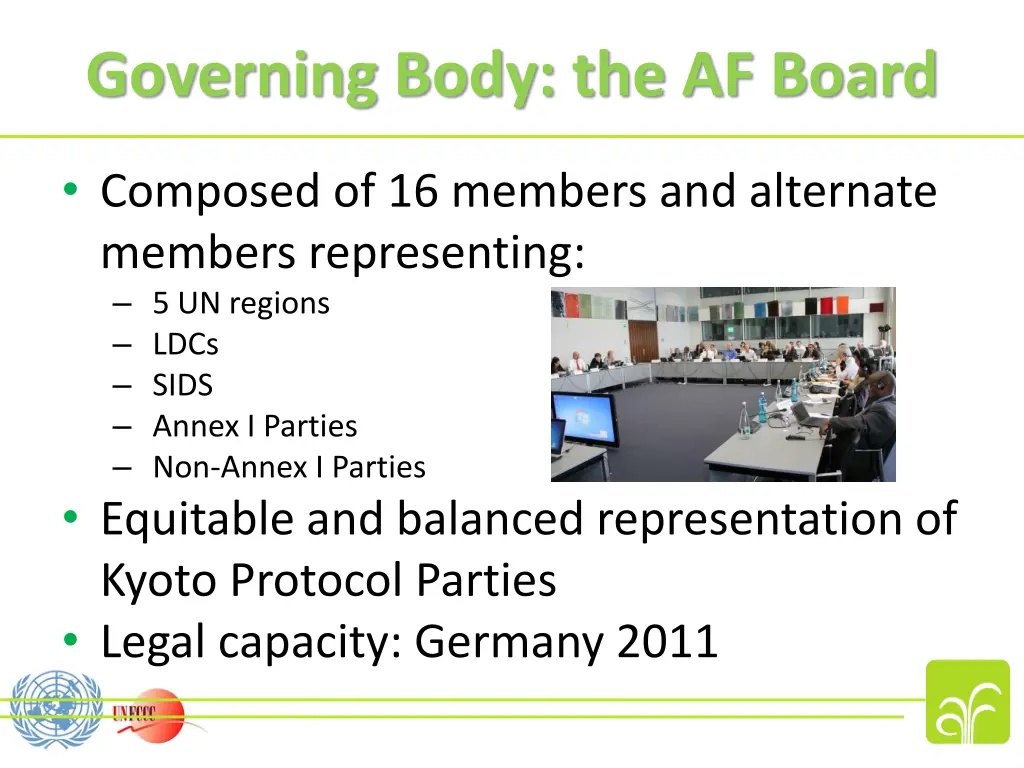 governing body the af board
