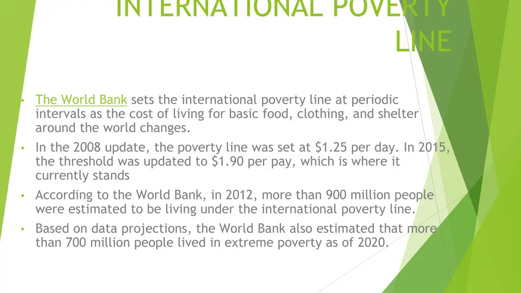 international poverty