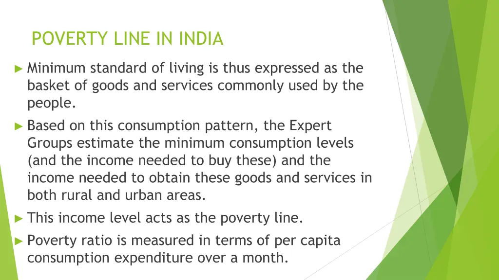 poverty line in india 1
