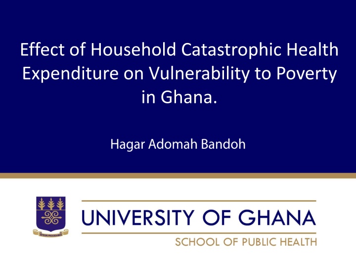 effect of household catastrophic health
