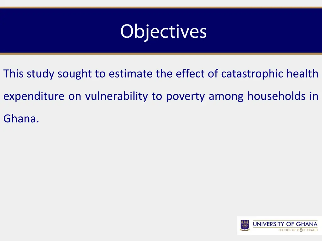 this study sought to estimate the effect
