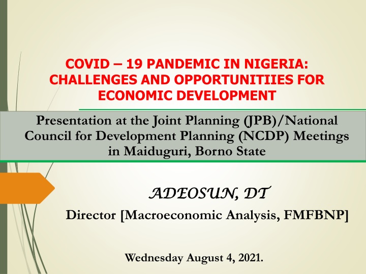 covid 19 pandemic in nigeria challenges