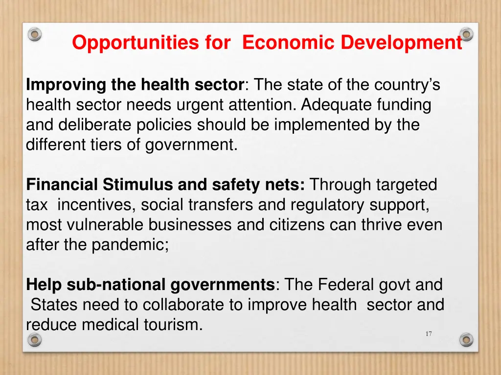 opportunities for economic development 1