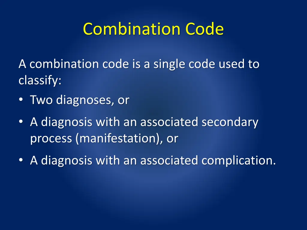 combination code