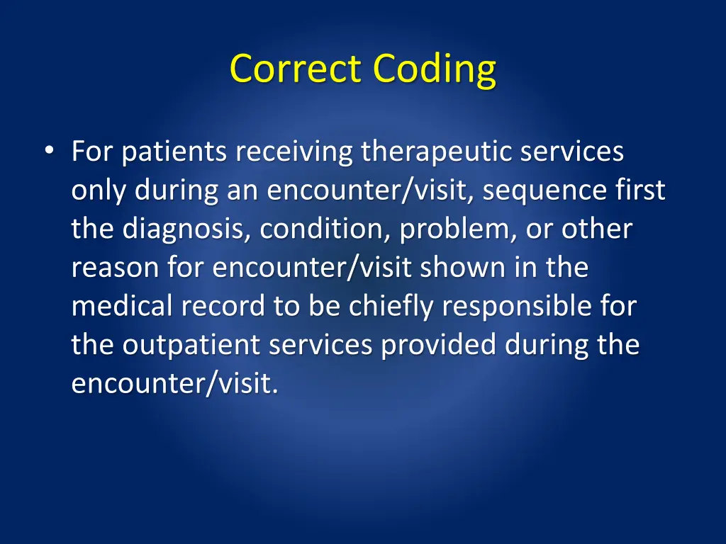 correct coding 2