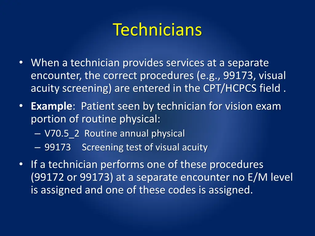 technicians