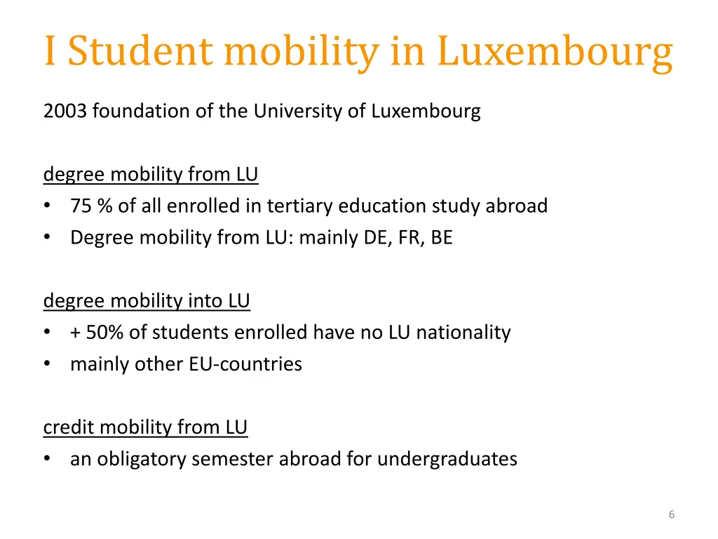 i student mobility in luxembourg