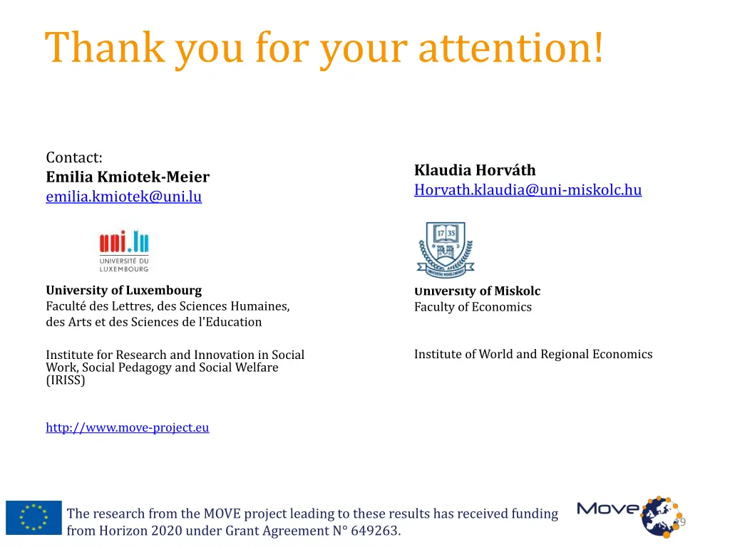 thank you for your attention