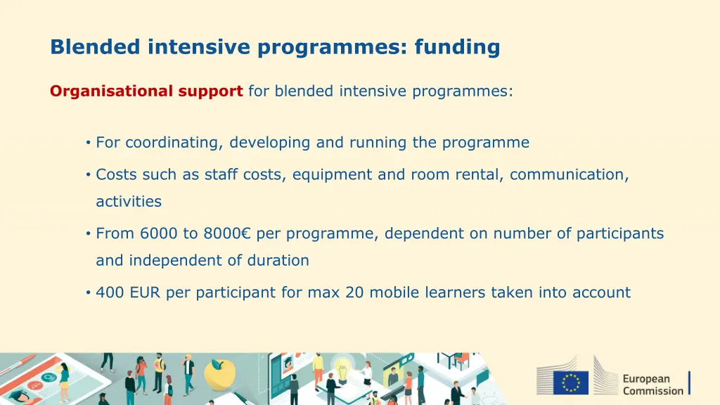 blended intensive programmes funding
