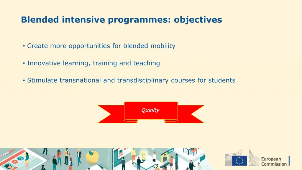 blended intensive programmes objectives