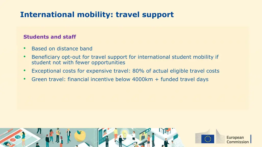 international mobility travel support