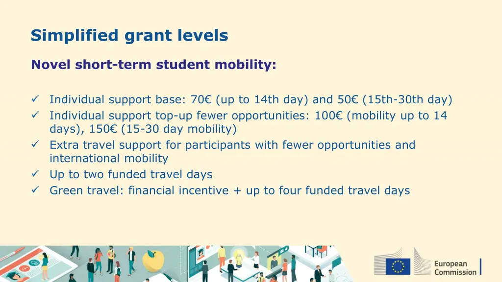 simplified grant levels