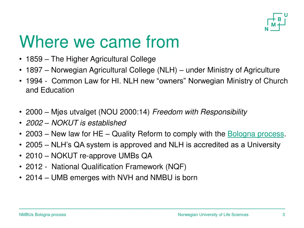 where we came from 1859 the higher agricultural