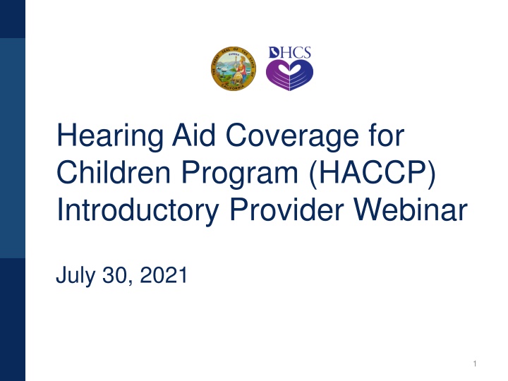 hearing aid coverage for children program haccp