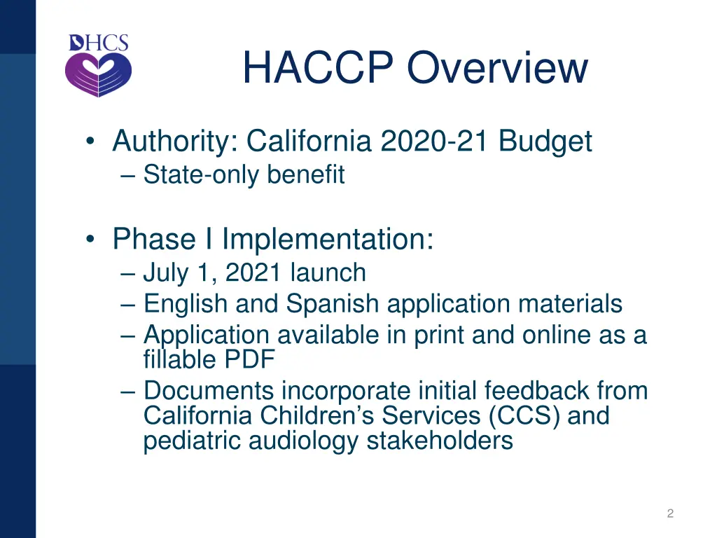 haccp overview