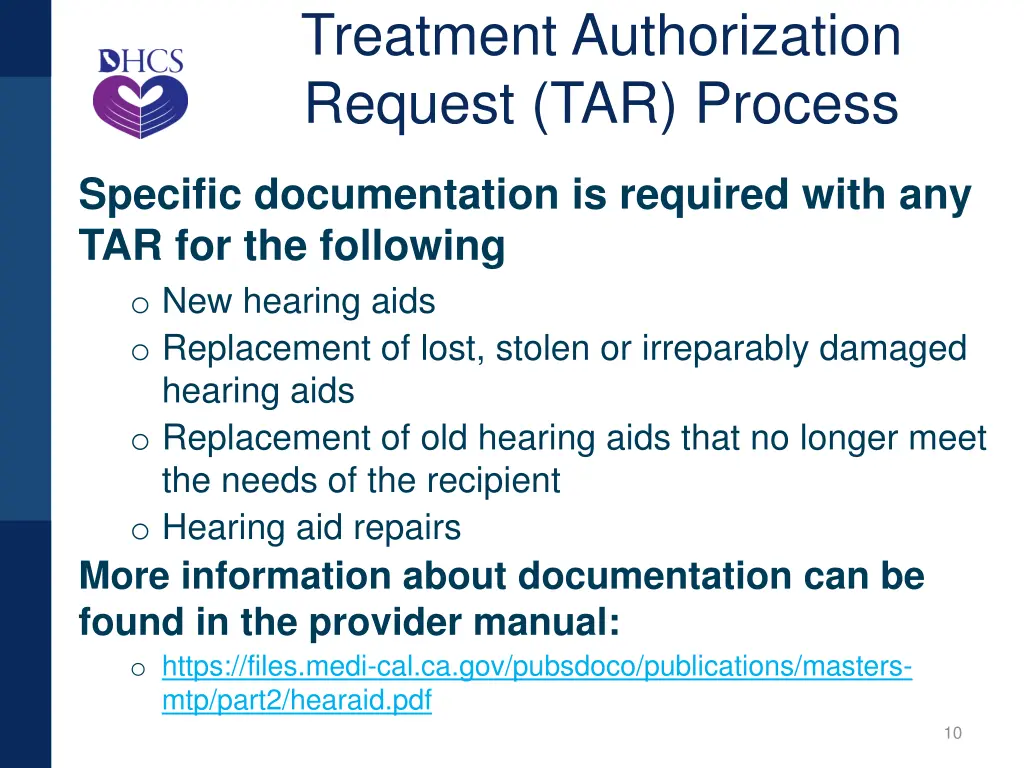 treatment authorization request tar process