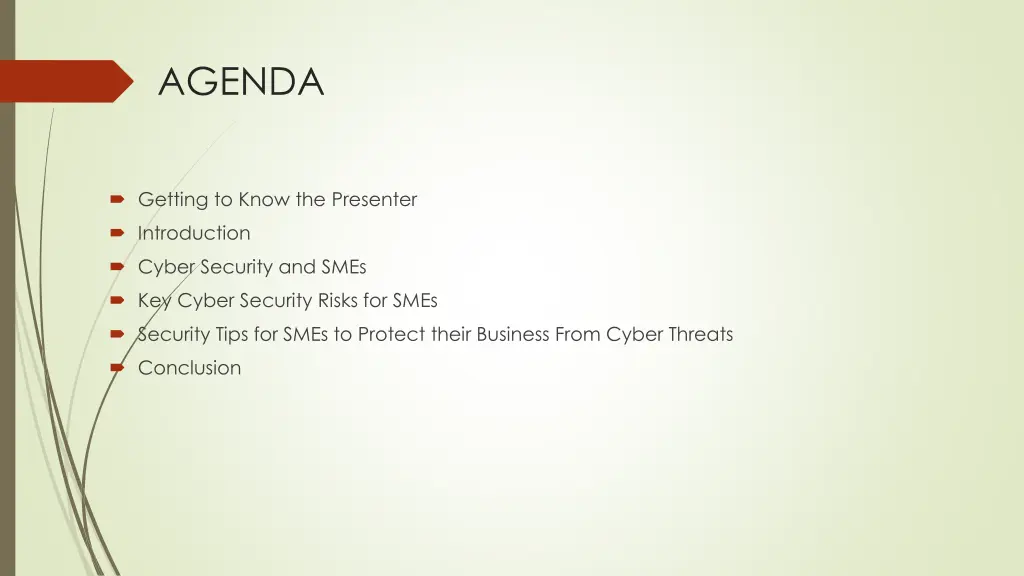 agenda