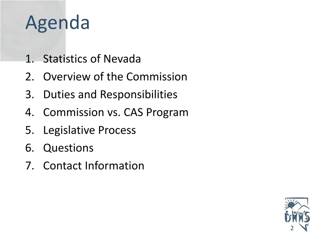 agenda