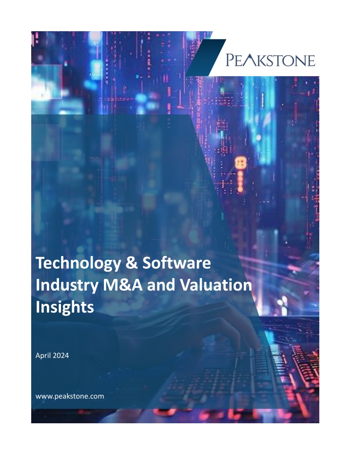 technology software industry m a and valuation