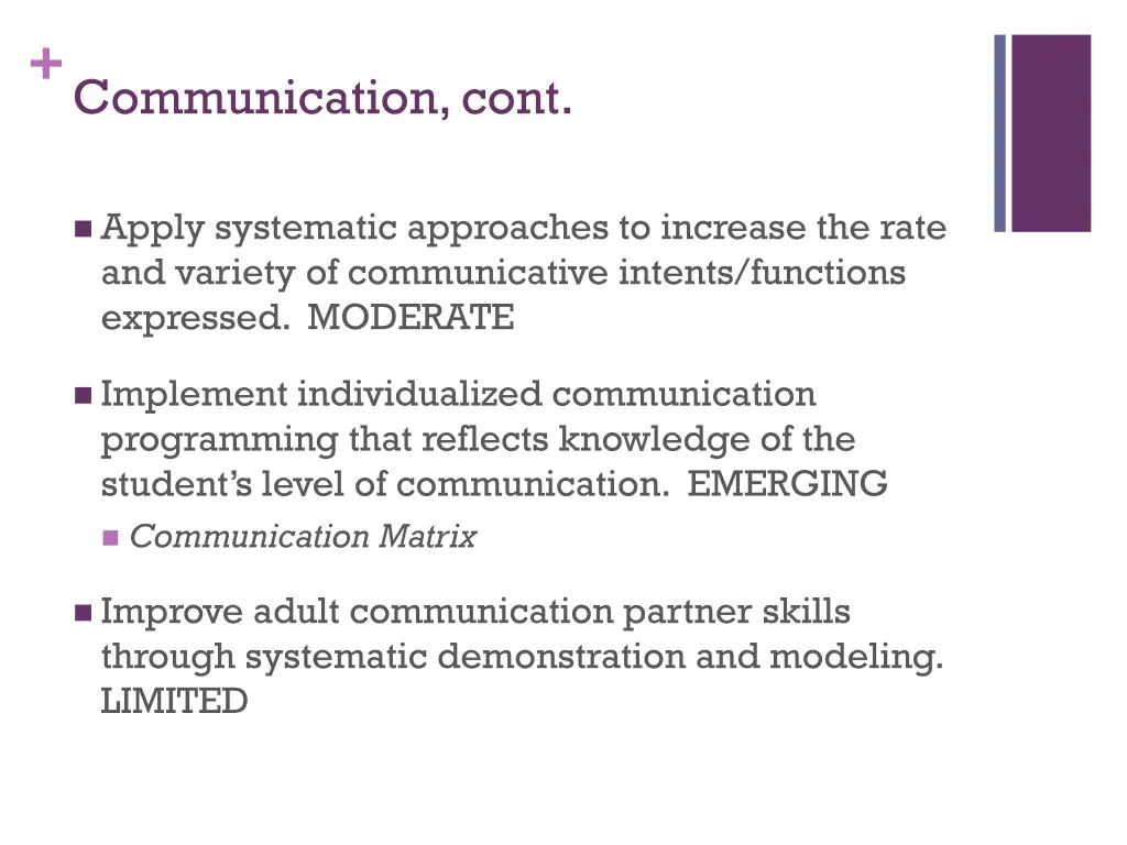 communication cont