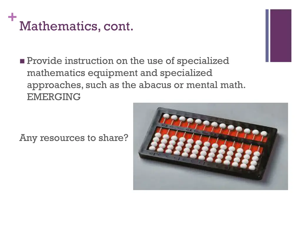 mathematics cont