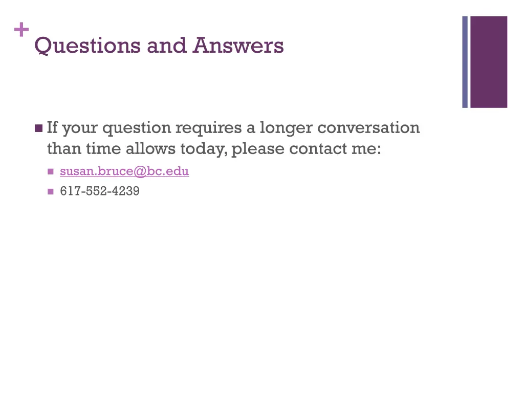 questions and answers