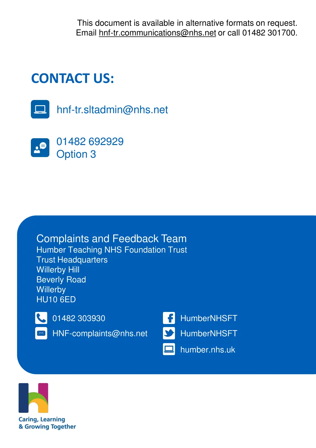 this document is available in alternative formats