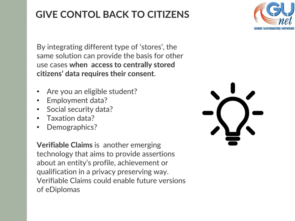 give contol back to citizens