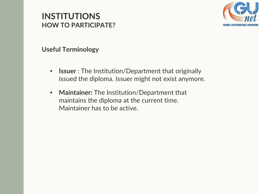 institutions how to participate 2