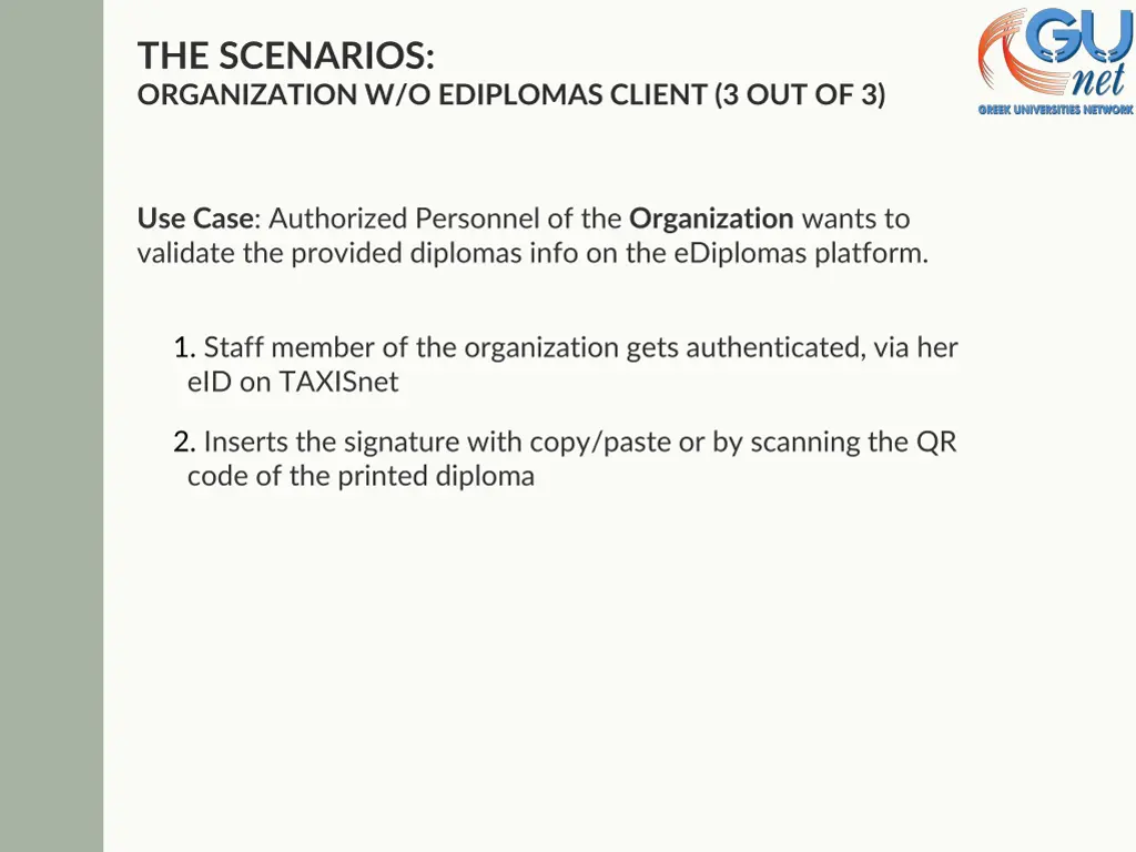 the scenarios organization w o ediplomas client 2