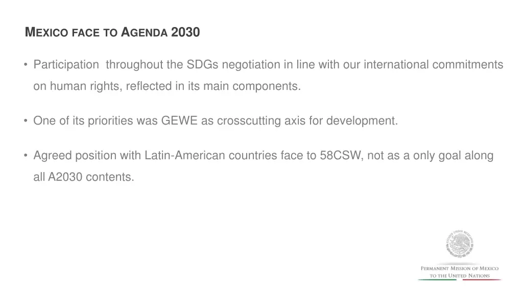 m exico face to a genda 2030 1