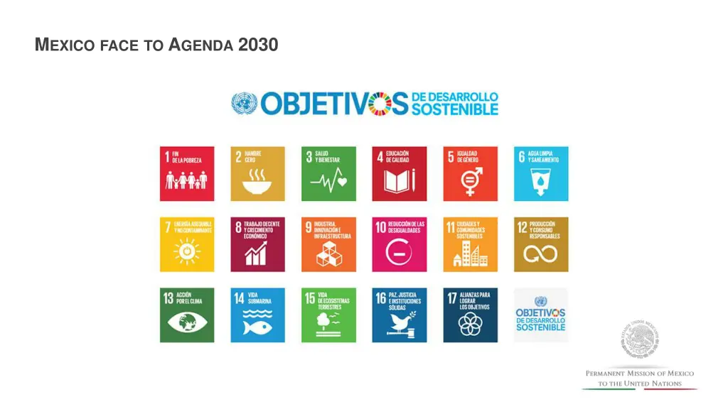 m exico face to a genda 2030