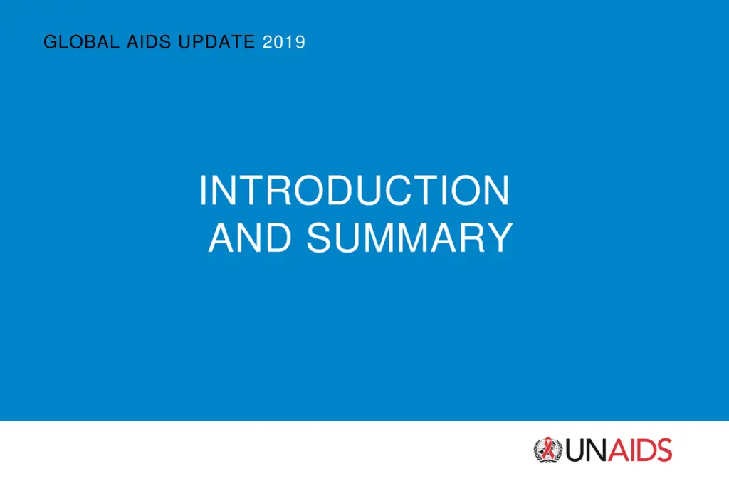 global aids update 2019